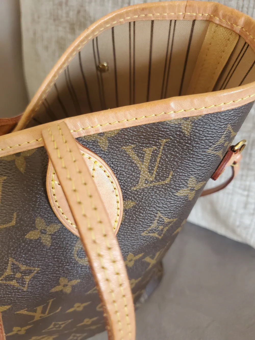 Louis Vuitton Monogram Canvas Brown Tote Bag